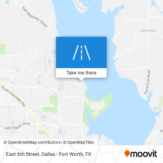 East 6th Street map