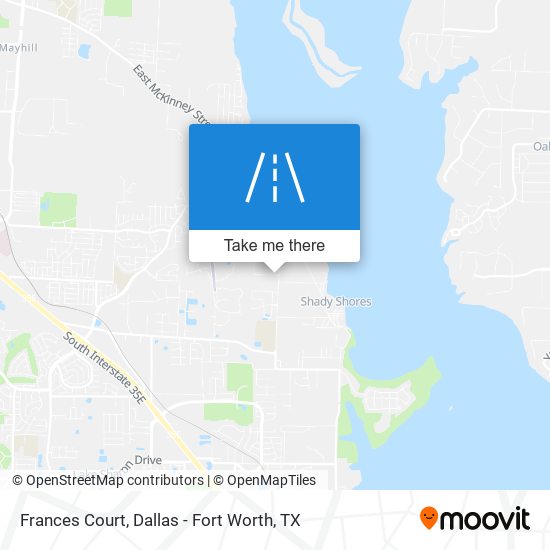 Frances Court map