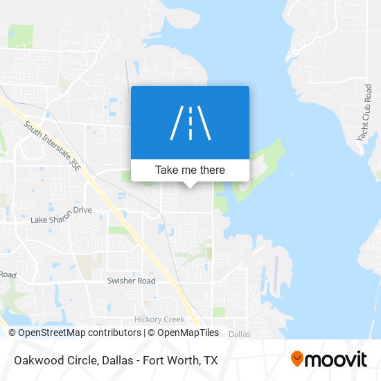 Oakwood Circle map