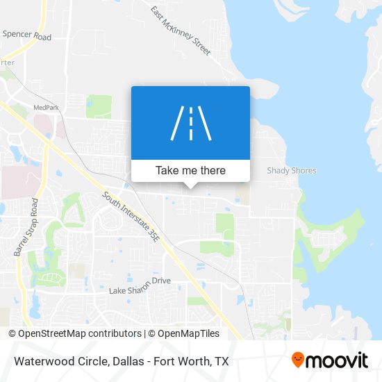Waterwood Circle map