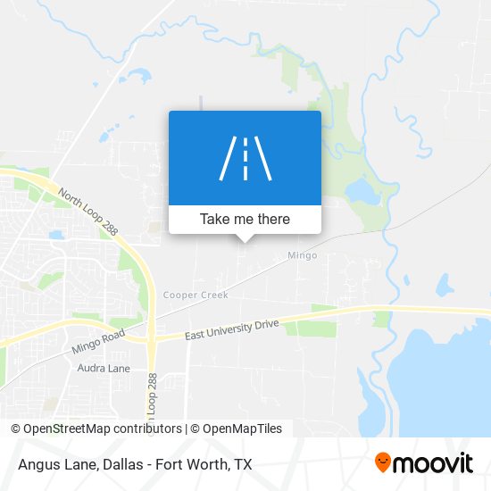 Angus Lane map