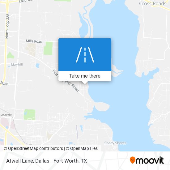 Atwell Lane map