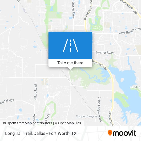 Long Tail Trail map