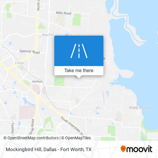 Mockingbird Hill map