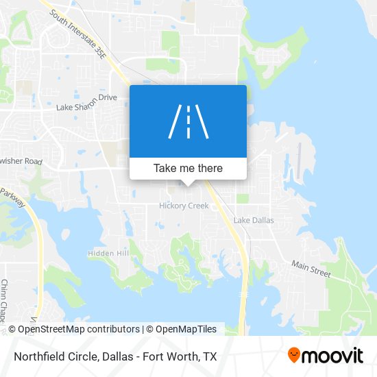 Northfield Circle map