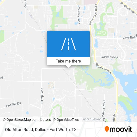 Old Alton Road map