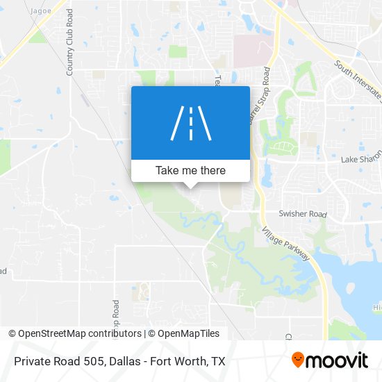 Private Road 505 map