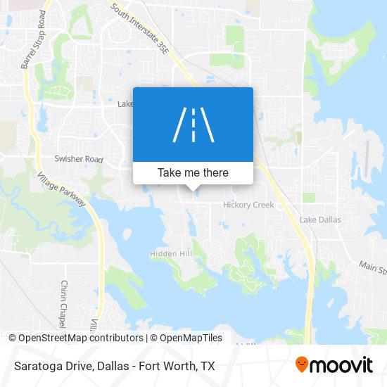 Mapa de Saratoga Drive