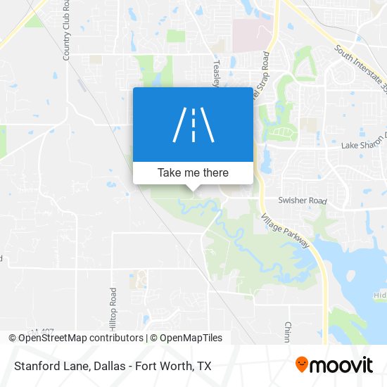 Stanford Lane map