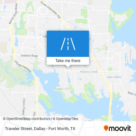 Traveler Street map