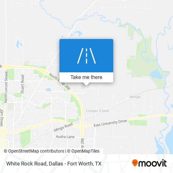 White Rock Road map