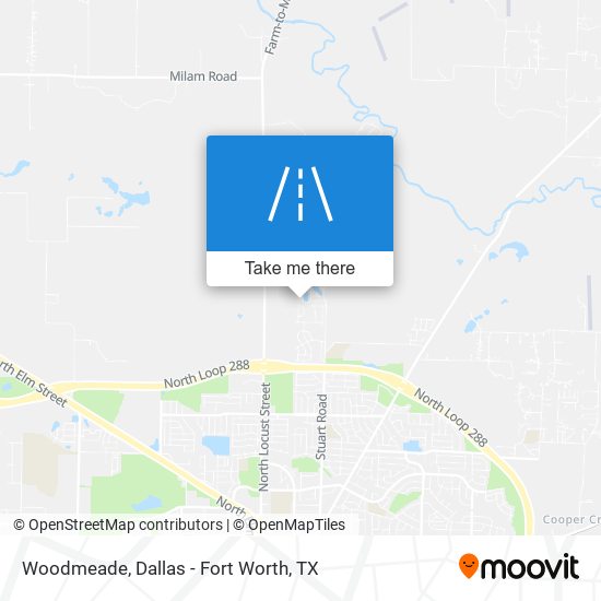 Woodmeade map