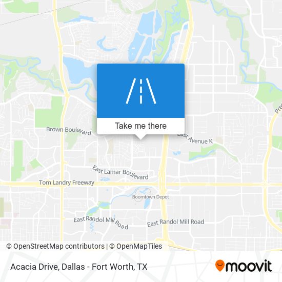 Mapa de Acacia Drive