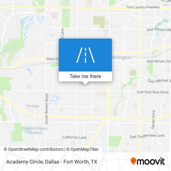 Academy Circle map