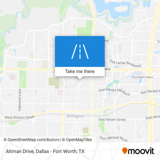 Altman Drive map