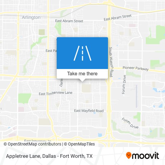 Mapa de Appletree Lane
