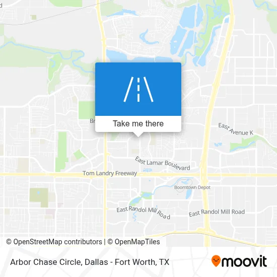 Arbor Chase Circle map