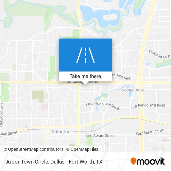 Arbor Town Circle map