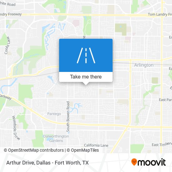 Arthur Drive map