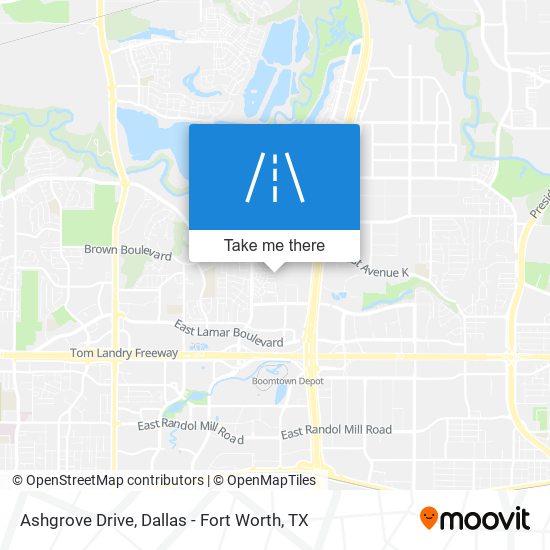 Ashgrove Drive map