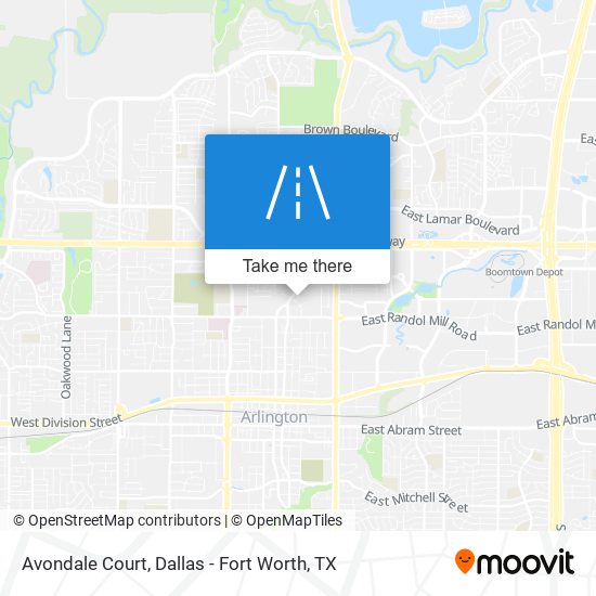 Avondale Court map