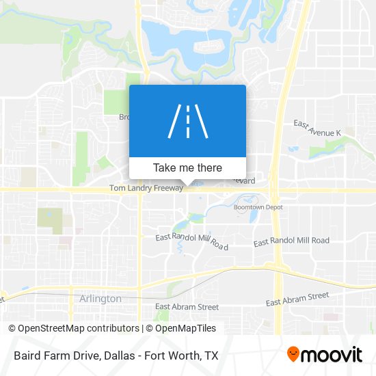 Mapa de Baird Farm Drive