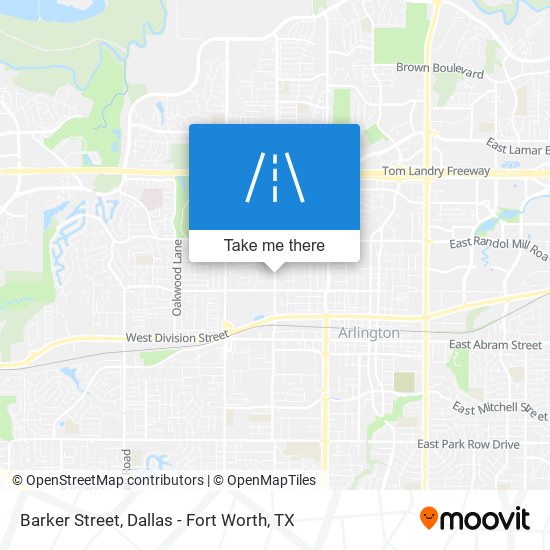 Barker Street map
