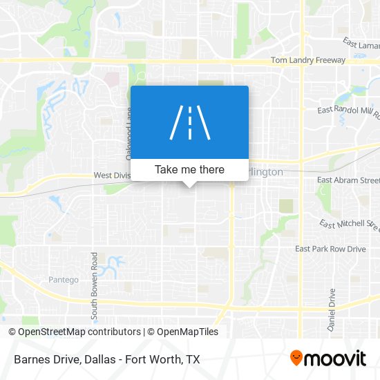 Barnes Drive map