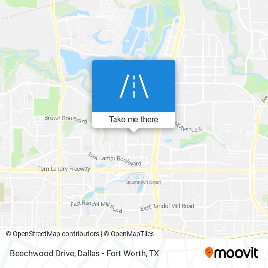 Beechwood Drive map