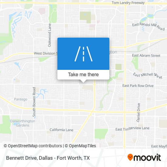 Mapa de Bennett Drive