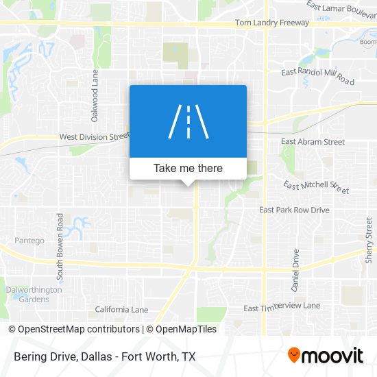 Bering Drive map