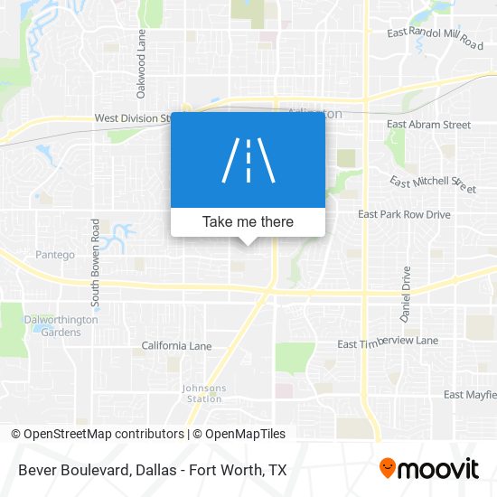 Bever Boulevard map