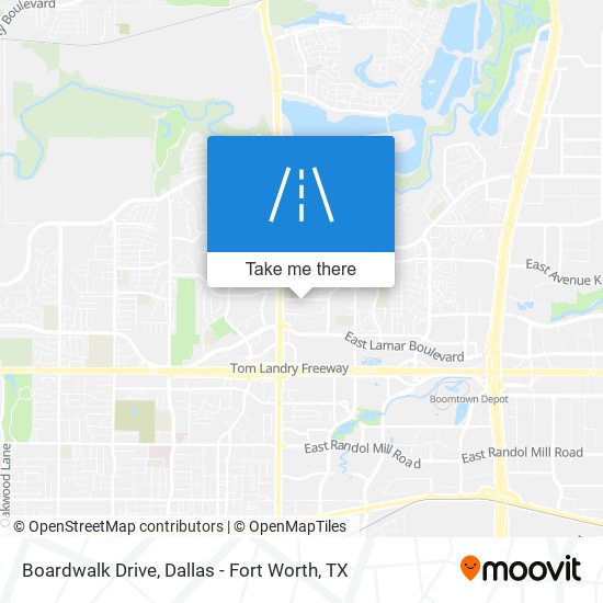 Boardwalk Drive map
