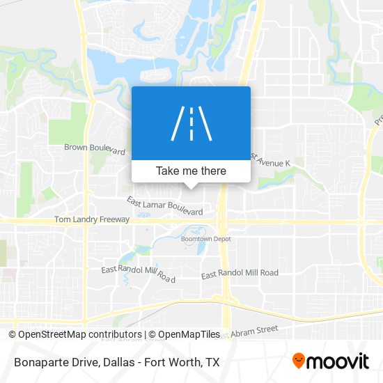 Bonaparte Drive map