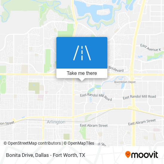 Bonita Drive map