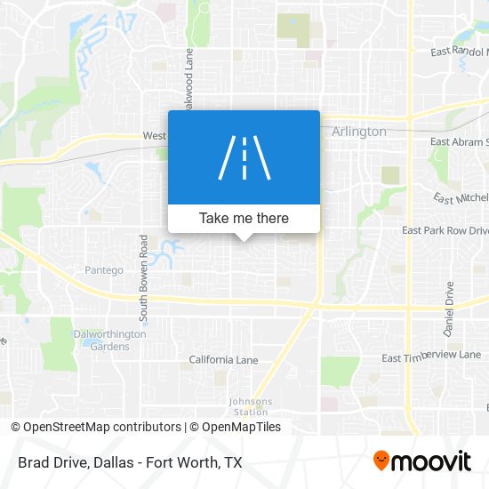 Brad Drive map