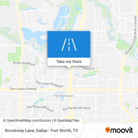 Brookway Lane map