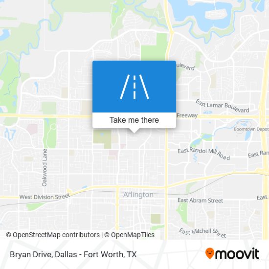 Bryan Drive map