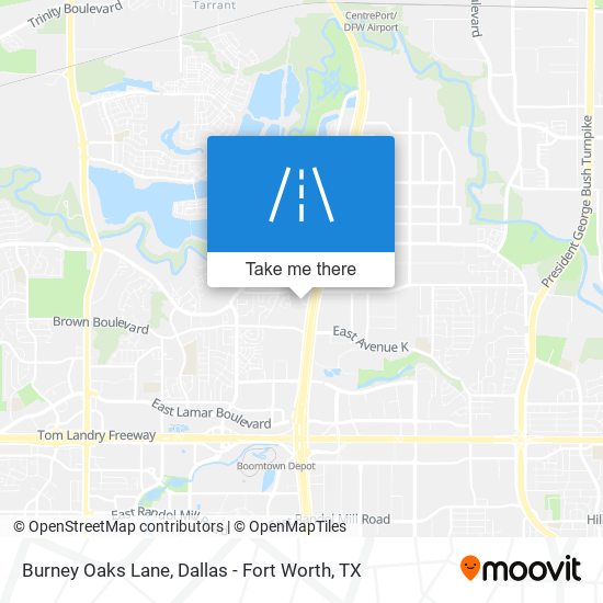 Mapa de Burney Oaks Lane