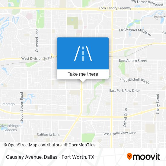 Causley Avenue map
