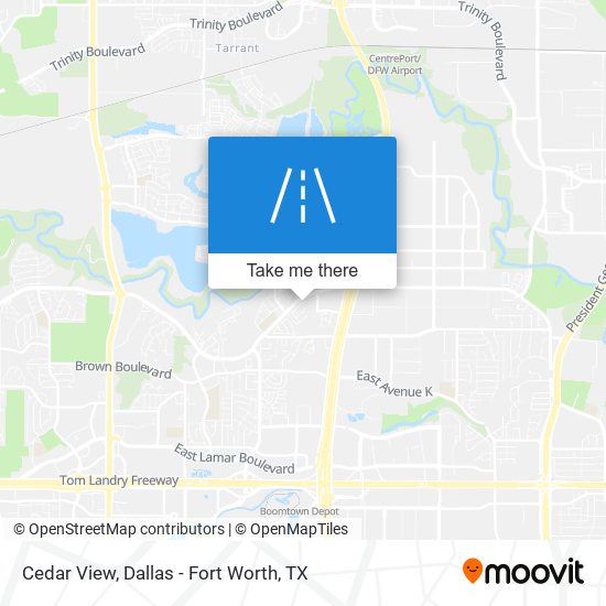 Mapa de Cedar View