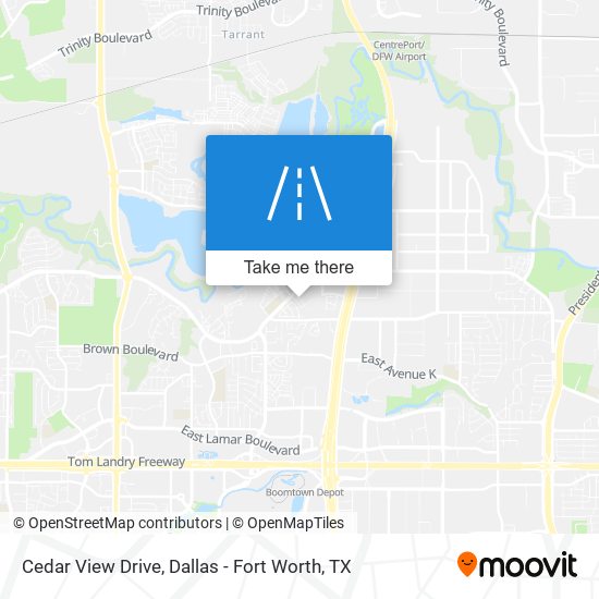 Mapa de Cedar View Drive