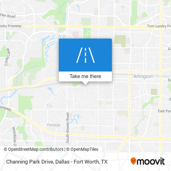 Channing Park Drive map