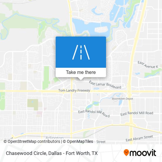 Chasewood Circle map