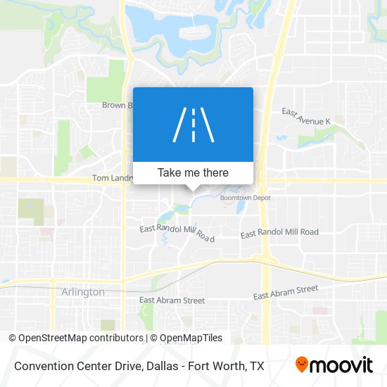 Mapa de Convention Center Drive