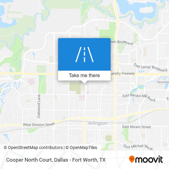Mapa de Cooper North Court