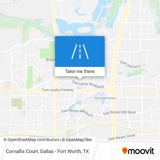 Corvallis Court map