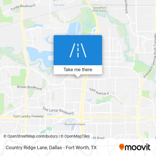 Mapa de Country Ridge Lane