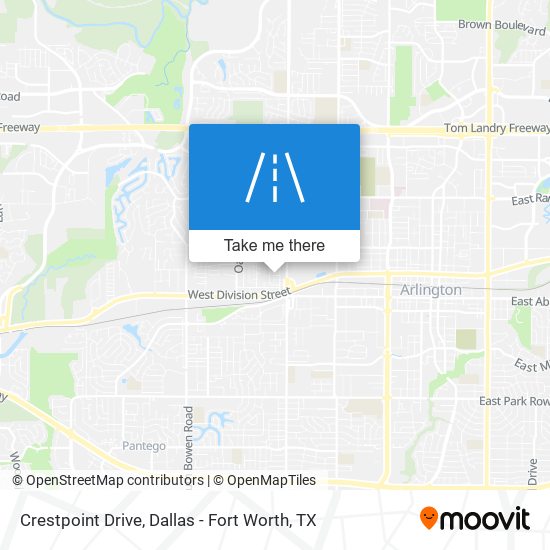Mapa de Crestpoint Drive