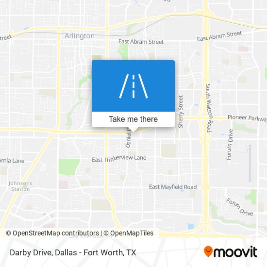 Darby Drive map